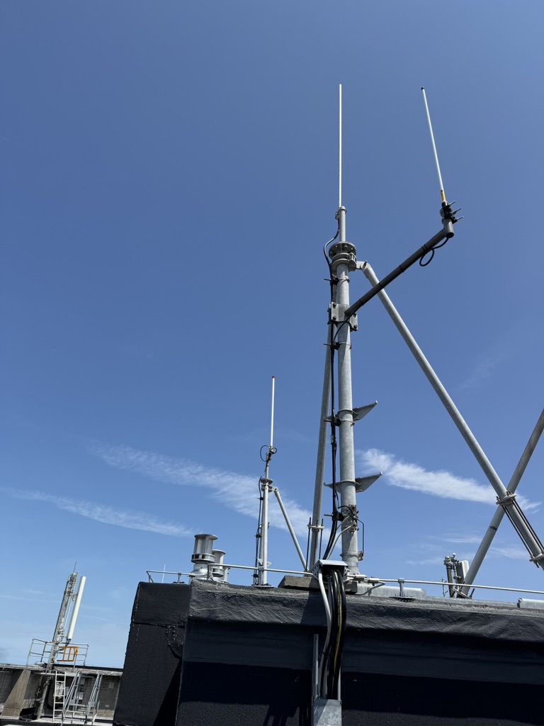 Definitieve antenne-opstelling ON0UHF