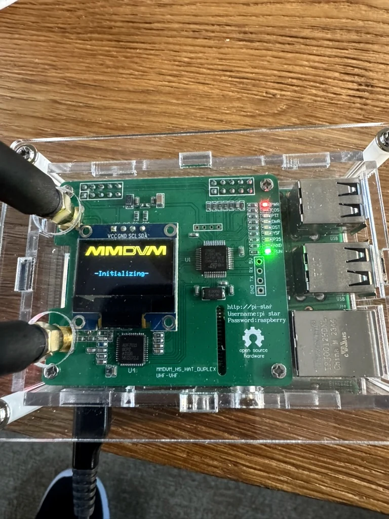 MMDVM-testopstelling voor XLX880