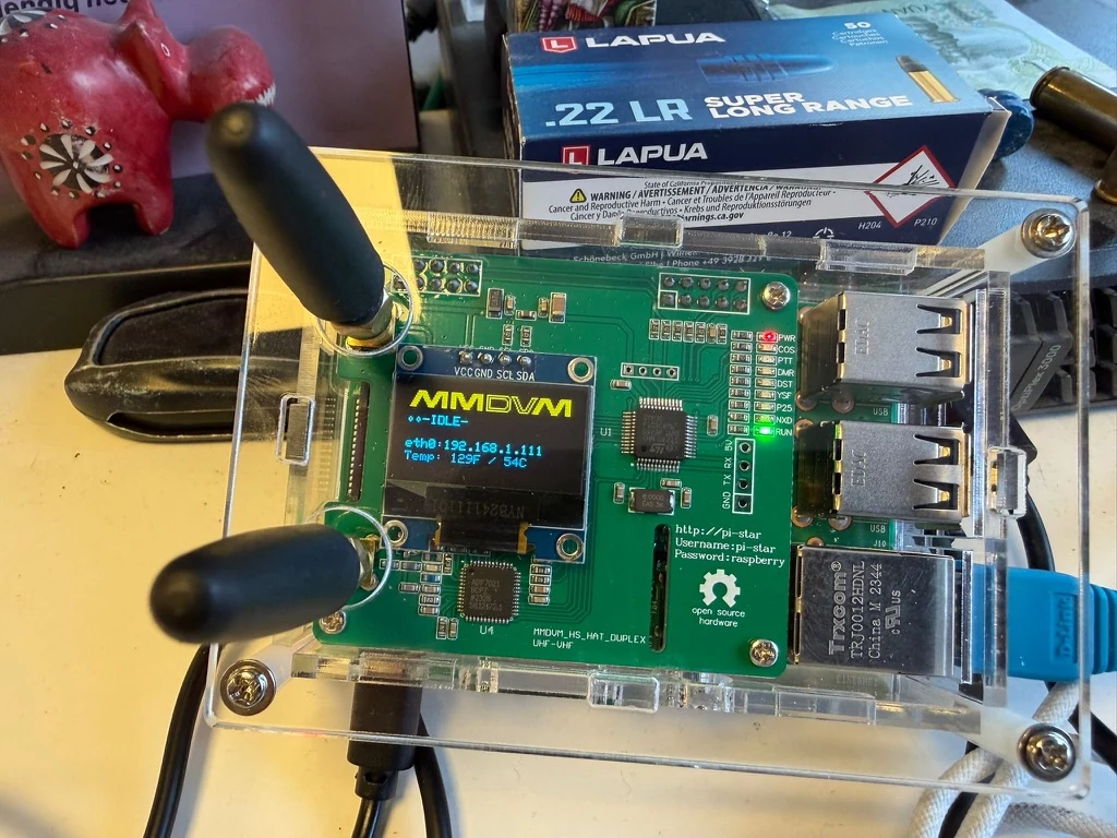MMDVM duplex interface voor de XLX880 D-STAR testomgeving